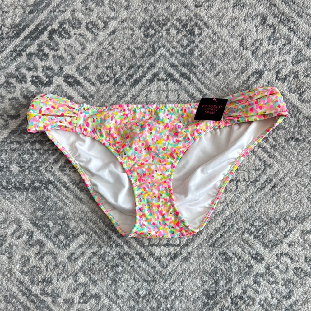 Victoria's Secret Neon Confetti Bikini Bottom